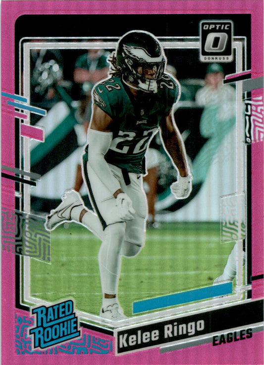 2023 Donruss Optic Pink #282 Kelee Ringo Philadelphia Eagles
