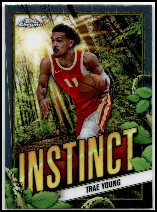2024-25 Topps Chrome Instinct #INS-5 Trae Young Hawks