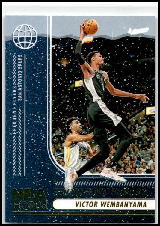2024-25 Hoops Winter Frequent Flyers #10 Victor Wembanyama San Antonio Spurs
