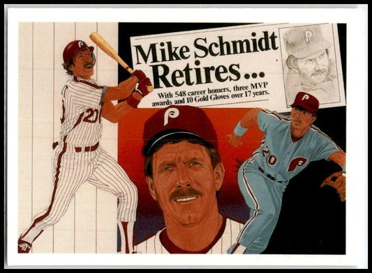 1990 Upper Deck #20 Mike Schmidt Philadelphia Phillies