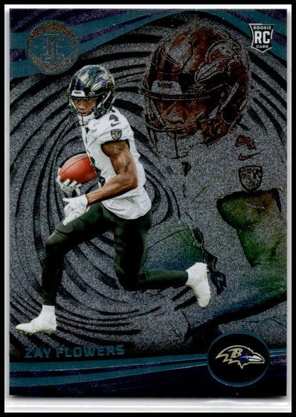 2023 Panini Illusions #10 Zay Flowers Rookie Baltimore Ravens