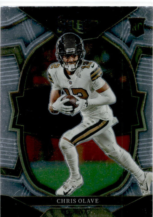 2022 Panini Select #30 Chris Olave Rookie New Orleans Saints