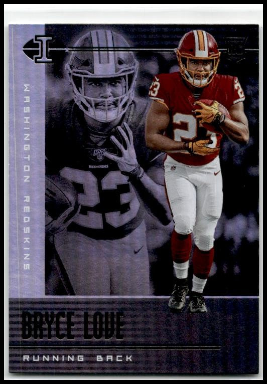2019 Panini Illusions #89 Bryce Love Rookie Washington Redskins