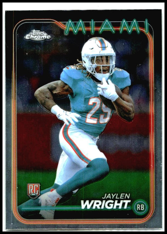 2024 Topps Chrome #239 Jaylen Wright Rookie Miami Dolphins