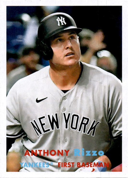 2021 Topps Archives #29 Anthony Rizzo New York Yankees