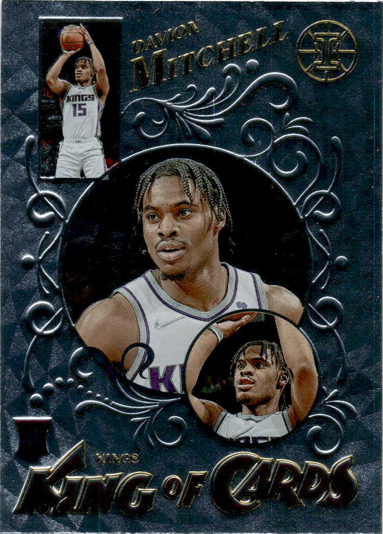 2021 Panini Illusions King of Cards #33 Davion Mitchell  Sacramento Kings