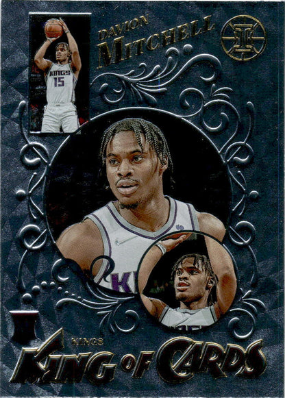 2021 Panini Illusions King of Cards #33 Davion Mitchell  Sacramento Kings
