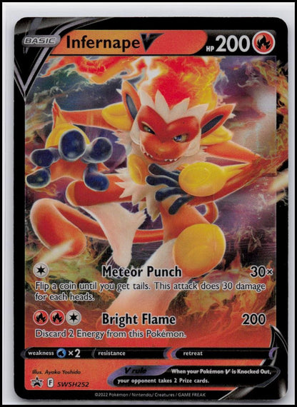 SWSH: Sword & Shield Promo Cards #SWSH252 Infernape V