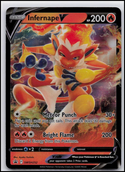 SWSH: Sword & Shield Promo Cards #SWSH252 Infernape V