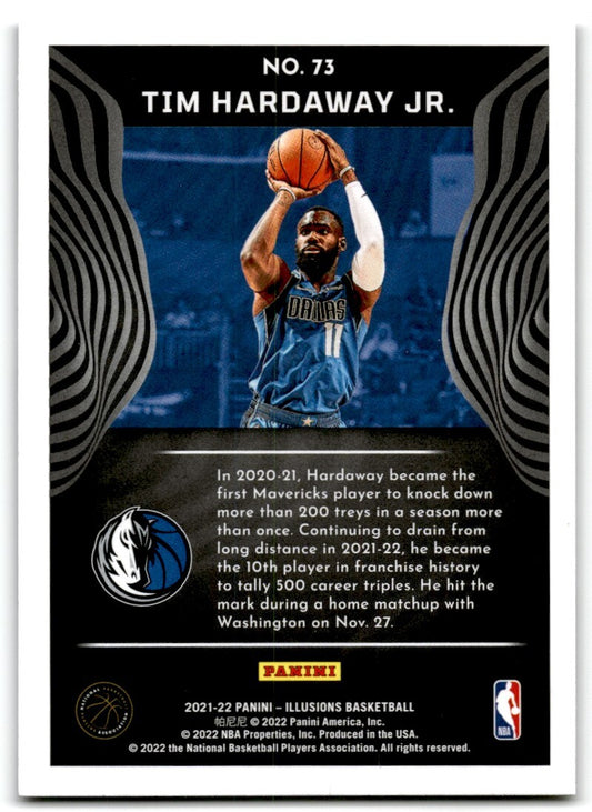 2021-22 Panini Illusions Tim Hardaway Jr. Dallas Mavericks #73
