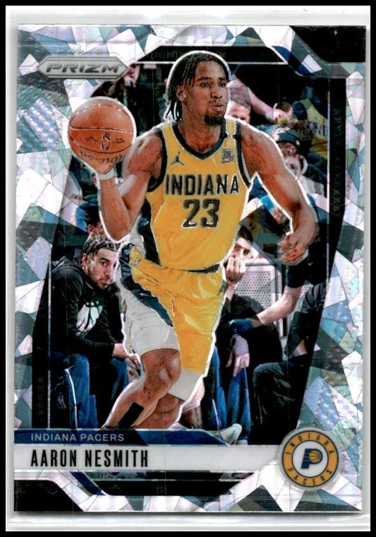 2024-25 Panini Prizm Prizms Ice #22 Aaron Nesmith Indiana Pacers