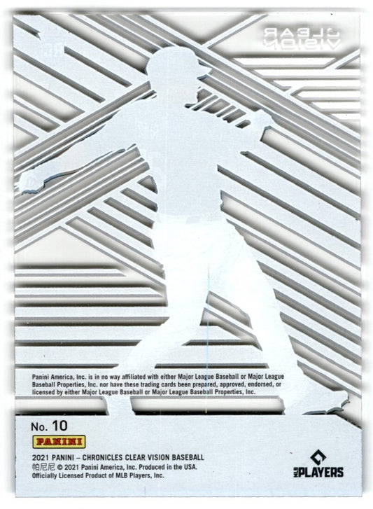 2021 2021 Panini Chronicles Clear Vision Keibert Ruiz Los Angeles Dodgers #10