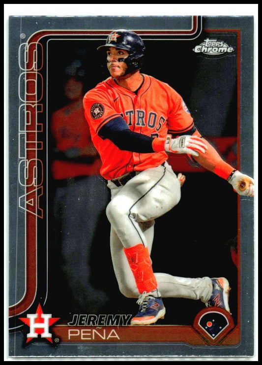 2025 Topps Chrome #239 Jeremy Peña Houston Astros