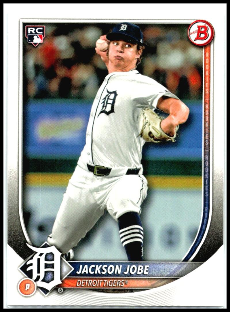 2025 Bowman #50 Jackson Jobe Rookie Detroit Tigers