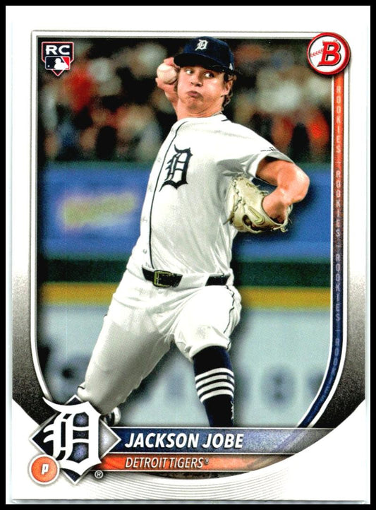 2025 Bowman #50 Jackson Jobe Rookie Detroit Tigers