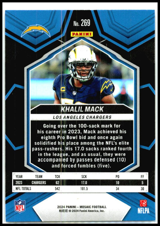 2024 Panini Mosaic #269 Khalil Mack Los Angeles Chargers