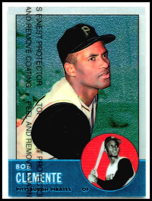 1998 Topps Commemorative Reprints Finest Refractors #9 Bob Clemente Pirates