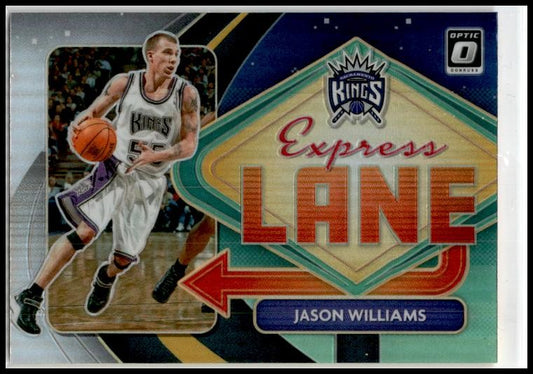 2020-21 Donruss Optic Express Lane Holo #4 Jason Williams Sacramento Kings