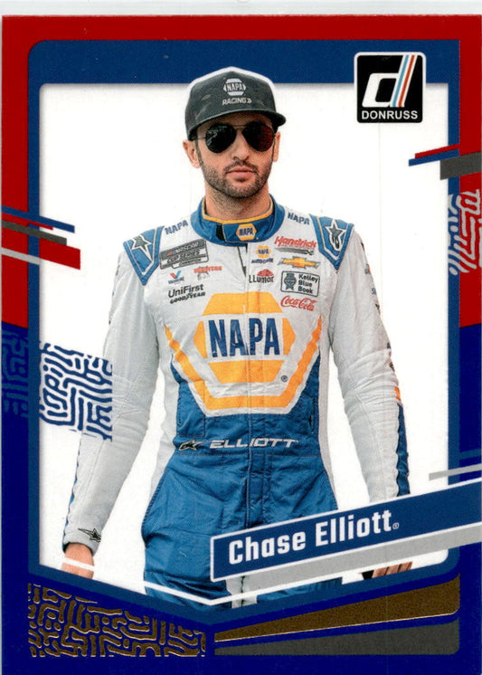 2024 Donruss Racing Red and Blue #42 Chase Elliott
