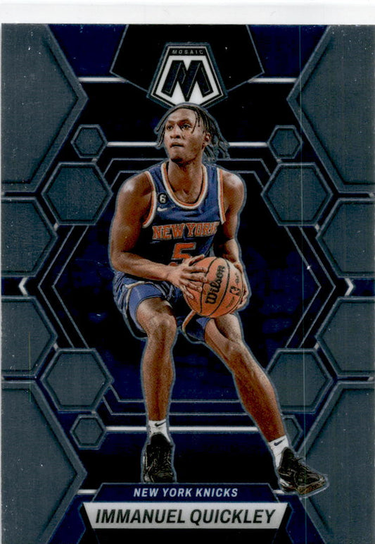 2022-23 Panini Mosaic #63 Immanuel Quickley New York Knicks