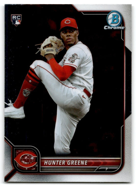 2022 Bowman Chrome Hunter Greene Rookie Cincinnati Reds #95