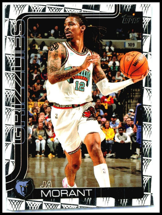 2025-26 Topps Season Tip Off #182 Ja Morant Memphis Grizzlies