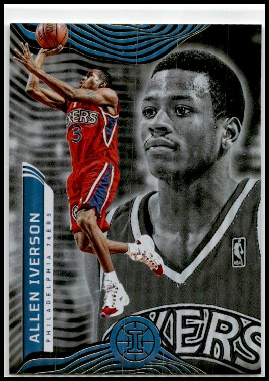 2021-22 Panini Illusions #130 Allen Iverson Philadelphia 76ers