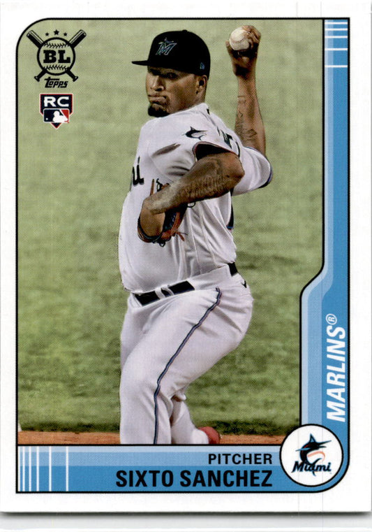 2021 Topps Big League #142 Sixto Sanchez RC Miami Marlins