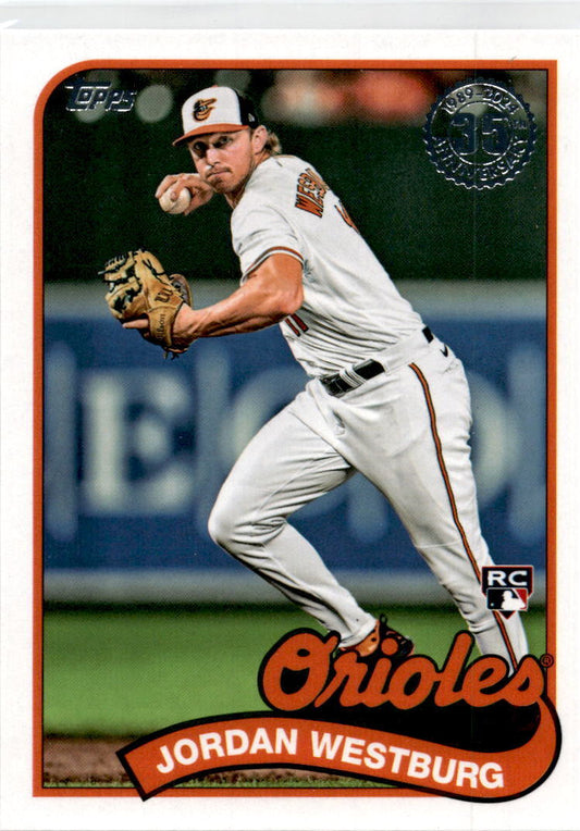 2024 Topps #89B-38 Jordan Westburg Baltimore Orioles Baltimore Orioles