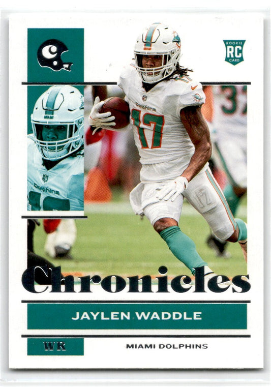 2021 Panini Chronicles Jaylen Waddle Miami Dolphins #76