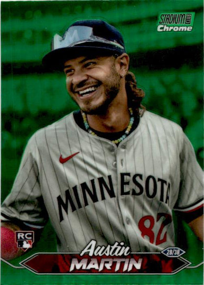 2024 Stadium Club Green #228 Austin Martin Minnesota Twins