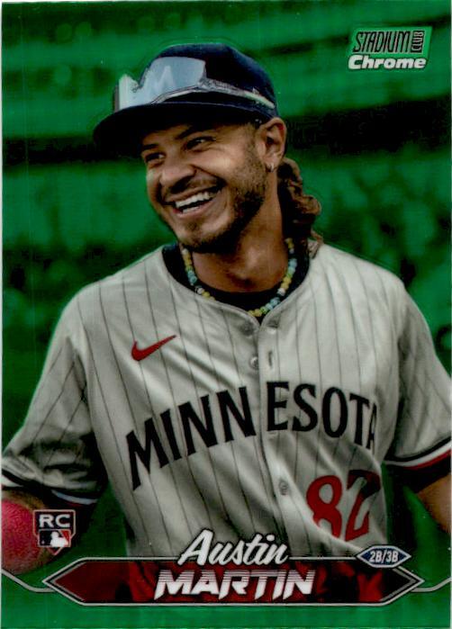2024 Stadium Club Green #228 Austin Martin Minnesota Twins