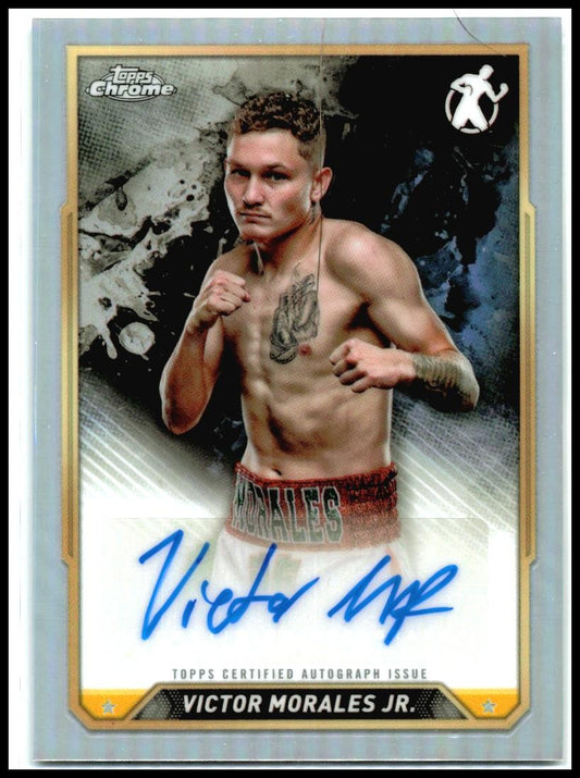 2024 Topps Chrome Chrome Autographs #CBA-VMJ Victor Morales Jr. Auto
