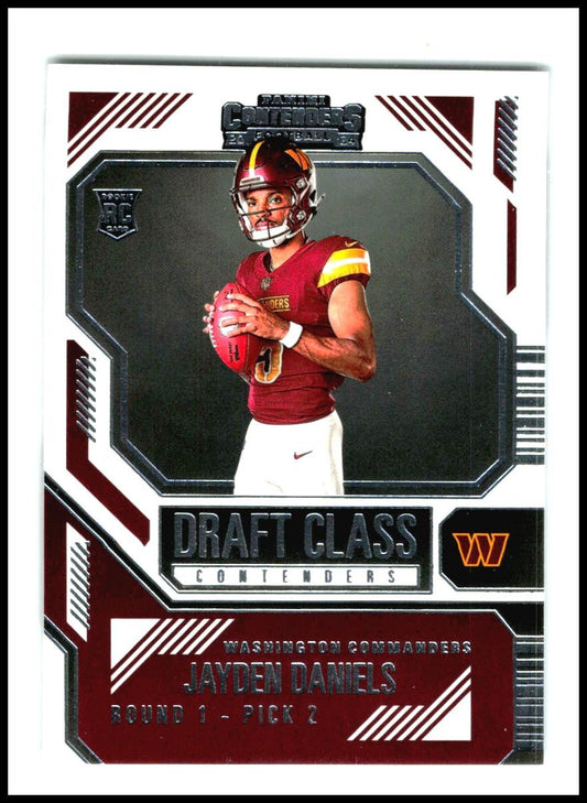 2024 Panini Contenders Draft Class Contenders #2 Jayden Daniels Washington