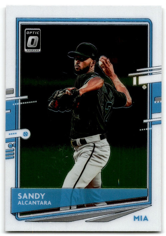 2020 Donruss Optic Sandy Alcantara Miami Marlins #181