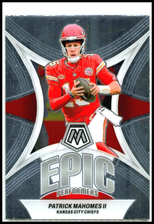 2024 Panini Mosaic Epic Performers #EP-PH Patrick Mahomes II Kansas City Chiefs