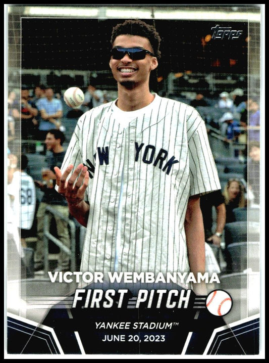 2024 Topps First Pitch #FP-1 Victor Wembanyama New York Yankees