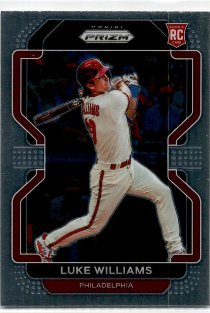 2022 Prizm #37 Luke Williams Rookie Philadelphia Phillies