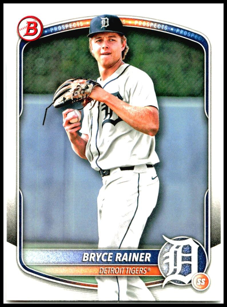 2025 Bowman Prospects #BP-49 Bryce Rainer Detroit Tigers
