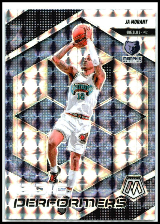 2024-25 Panini Mosaic Epic Performers Mosaic #5 Ja Morant Memphis Grizzlies