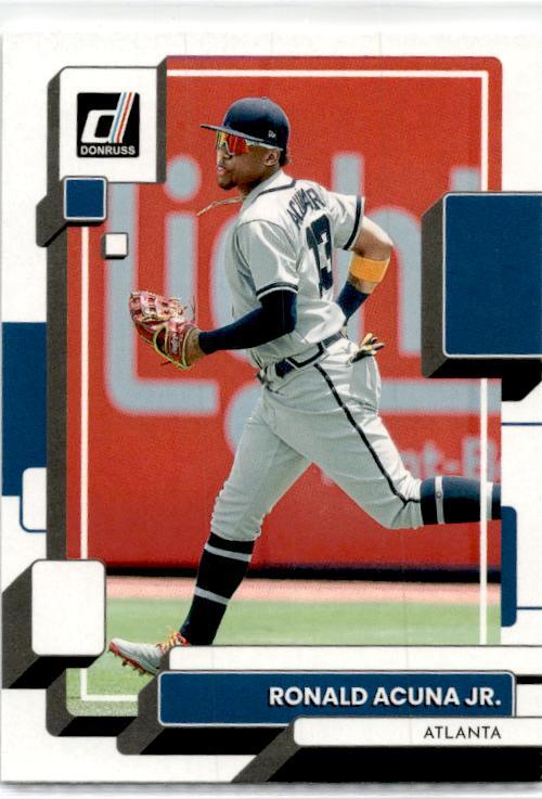 2022 Donruss #121 Ronald Acuna Jr. Atlanta Braves