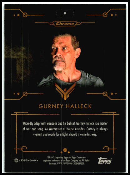 2024 Dune Chrome® - Hobby Box Purple /199 ##9 Gurney Halleck