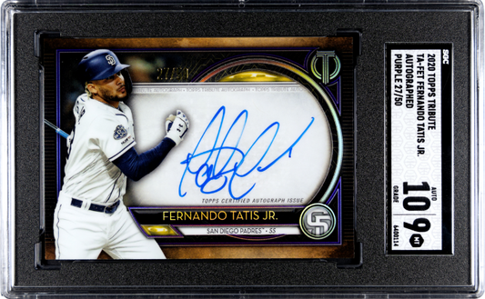2020 Topps Tribute Auto. Purple #TA-FET Fernando Tatis Jr.