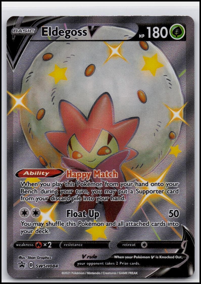 SWSH: Sword & Shield Promo Cards #SWSH084 Eldegoss V