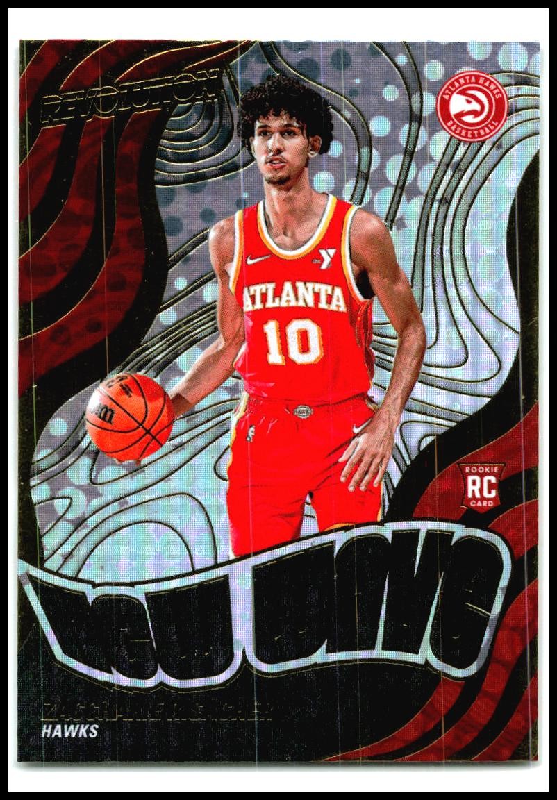 2024-25 Panini Revolution New Wave #9 Zaccharie Risacher Atlanta Hawks