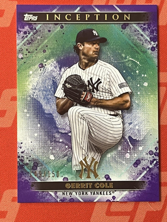 2024 Inception Purple /150 #61 Gerrit Cole Yankees