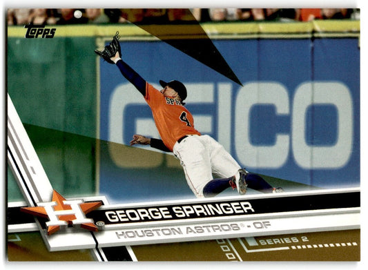 2017 Topps Gold George Springer 2012//2017 Houston Astros #389