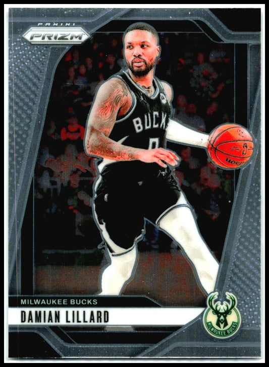 2024-25 Panini Prizm #90 Damian Lillard Milwaukee Bucks