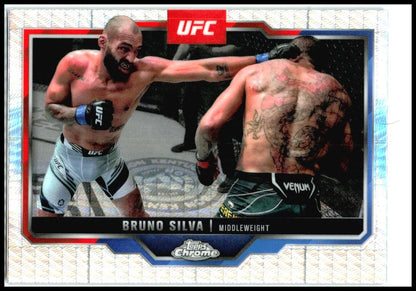 2025 Topps Chrome UFC Prism Refractor #144 Bruno Silva