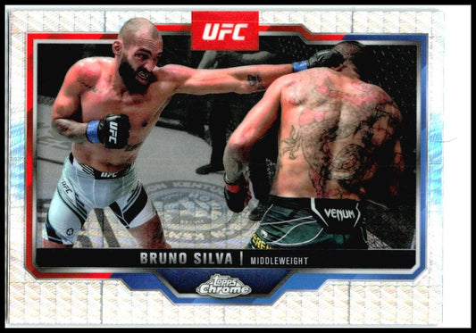 2025 Topps Chrome UFC Prism Refractor #144 Bruno Silva